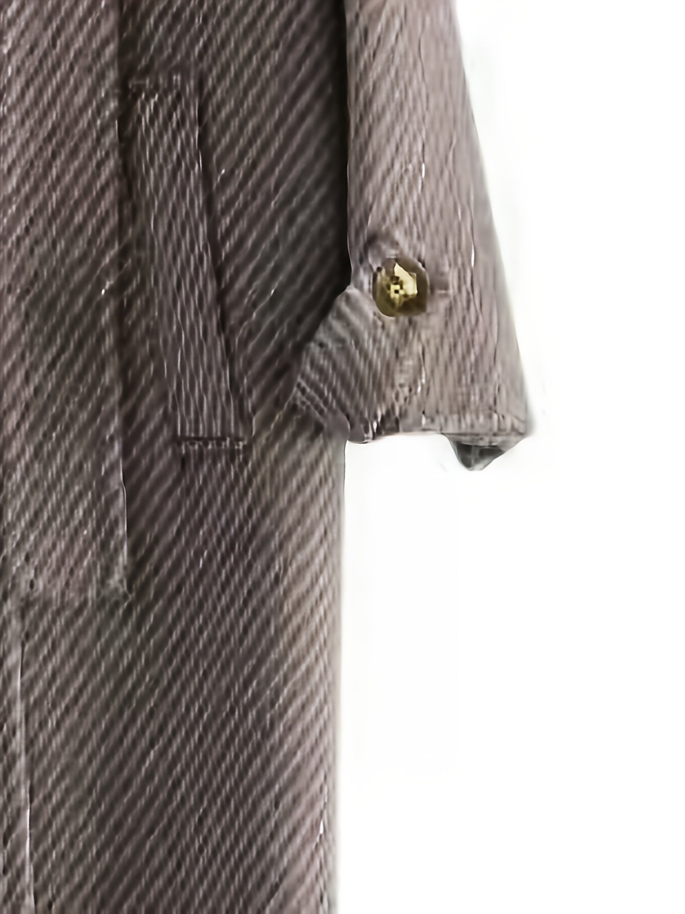 Autumn and Winter New Korean Style Stand Collar Loose Fit Long Over-the-Knee Wool Coat with Large Ribbed Pattern for Women