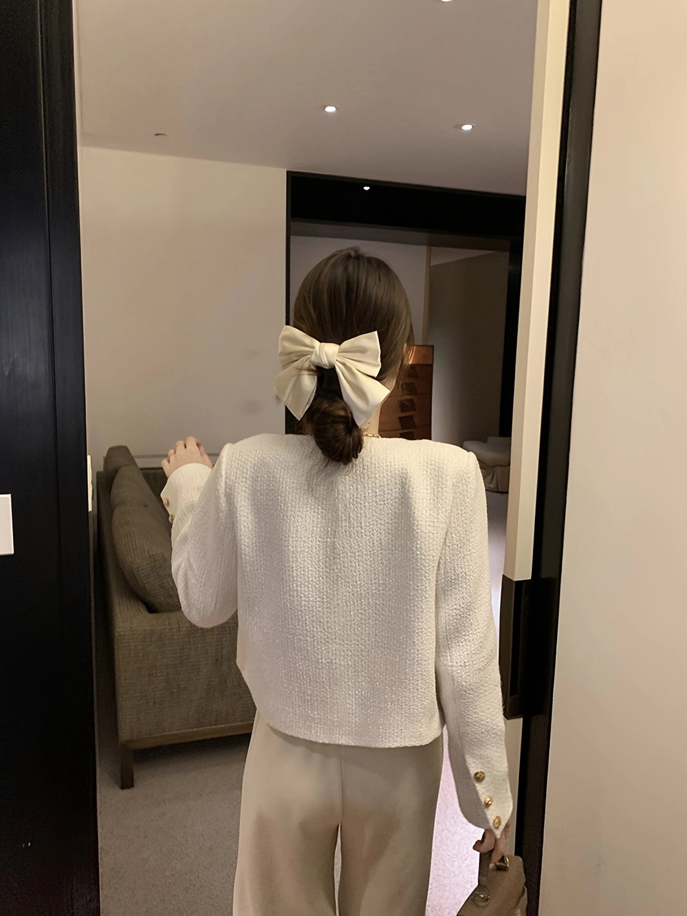 Thickened Short Coat Women's Autumn and Winter New French High-End Street Style Versatile Top