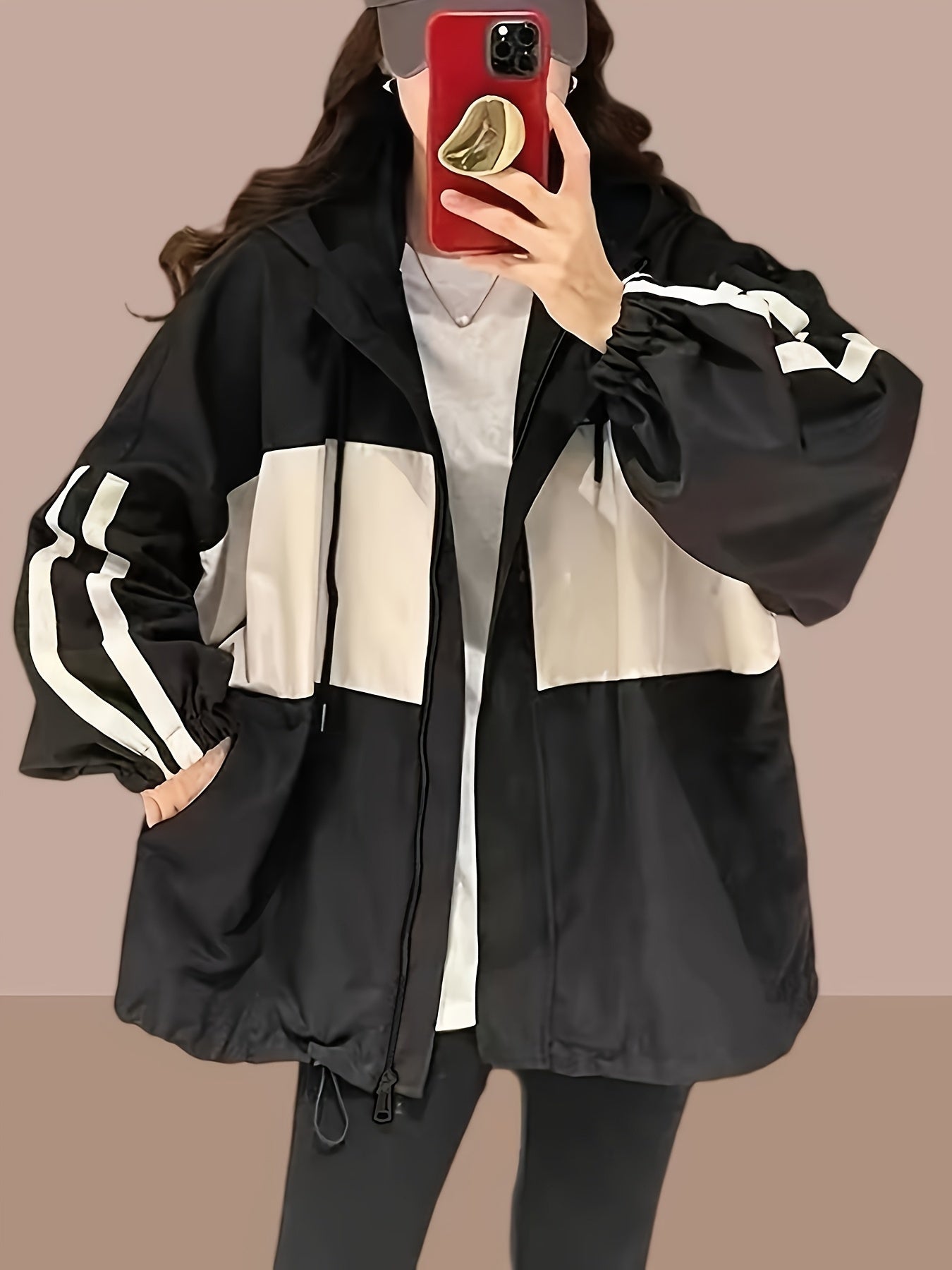New Spring And Autumn Hooded Work Jacket for Women